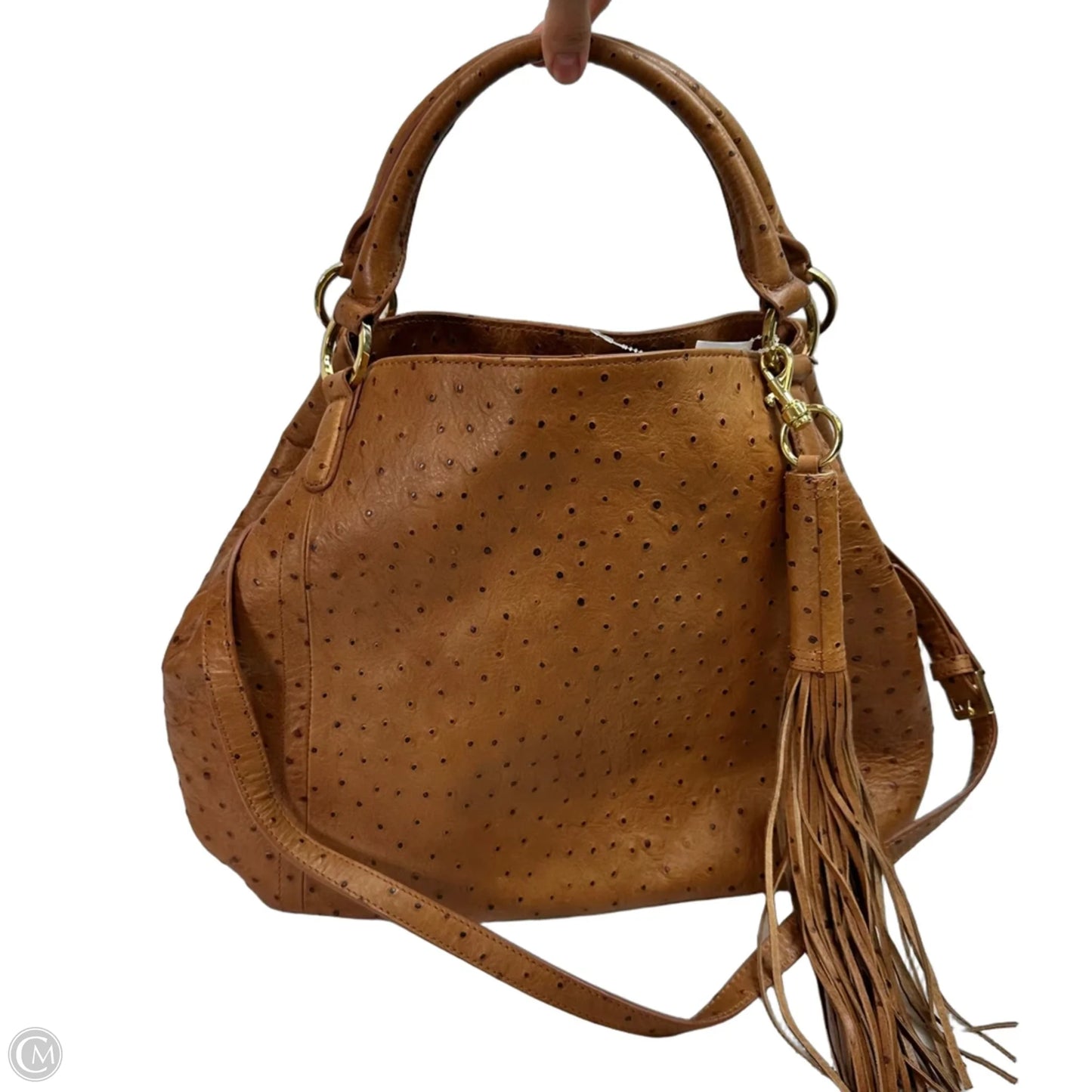 Handbag Leather By GILI, Size: Medium