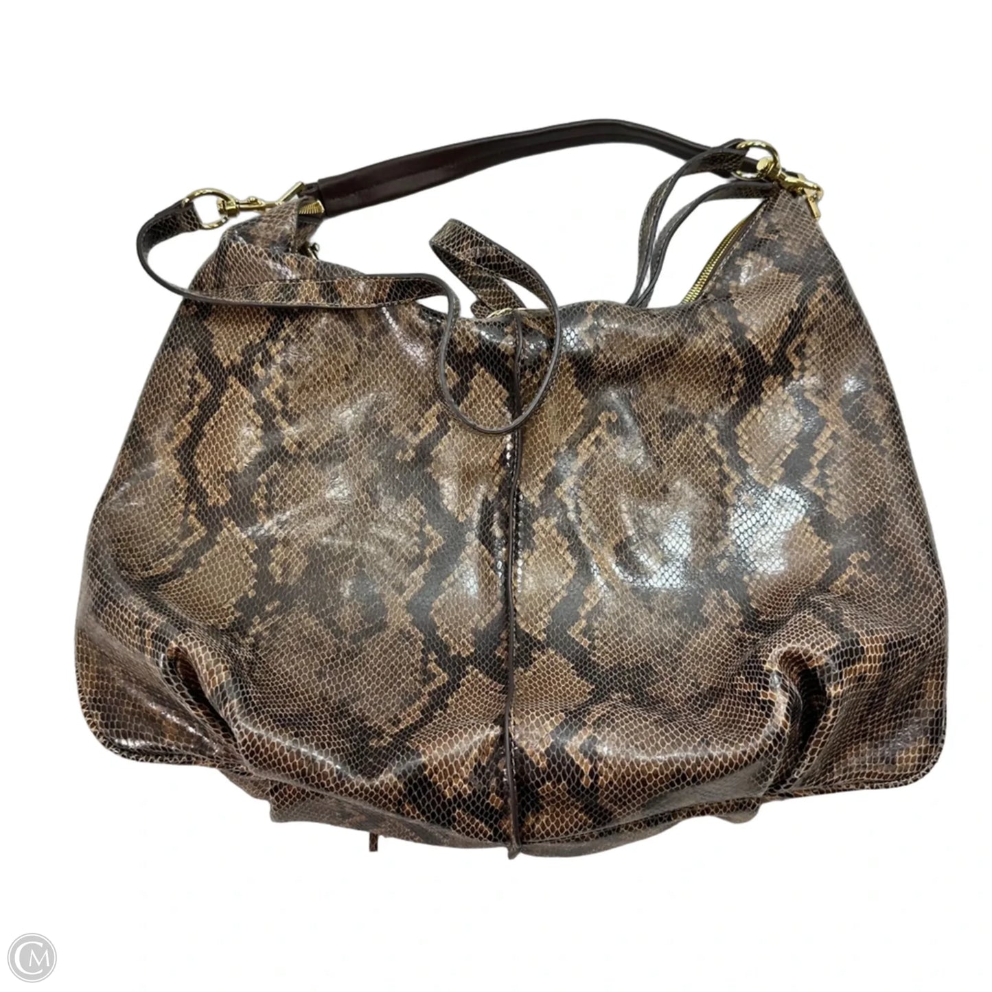 Handbag Leather By GILI, Size: Medium