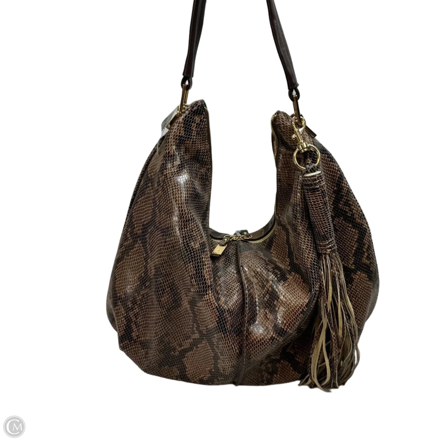 Handbag Leather By GILI, Size: Medium