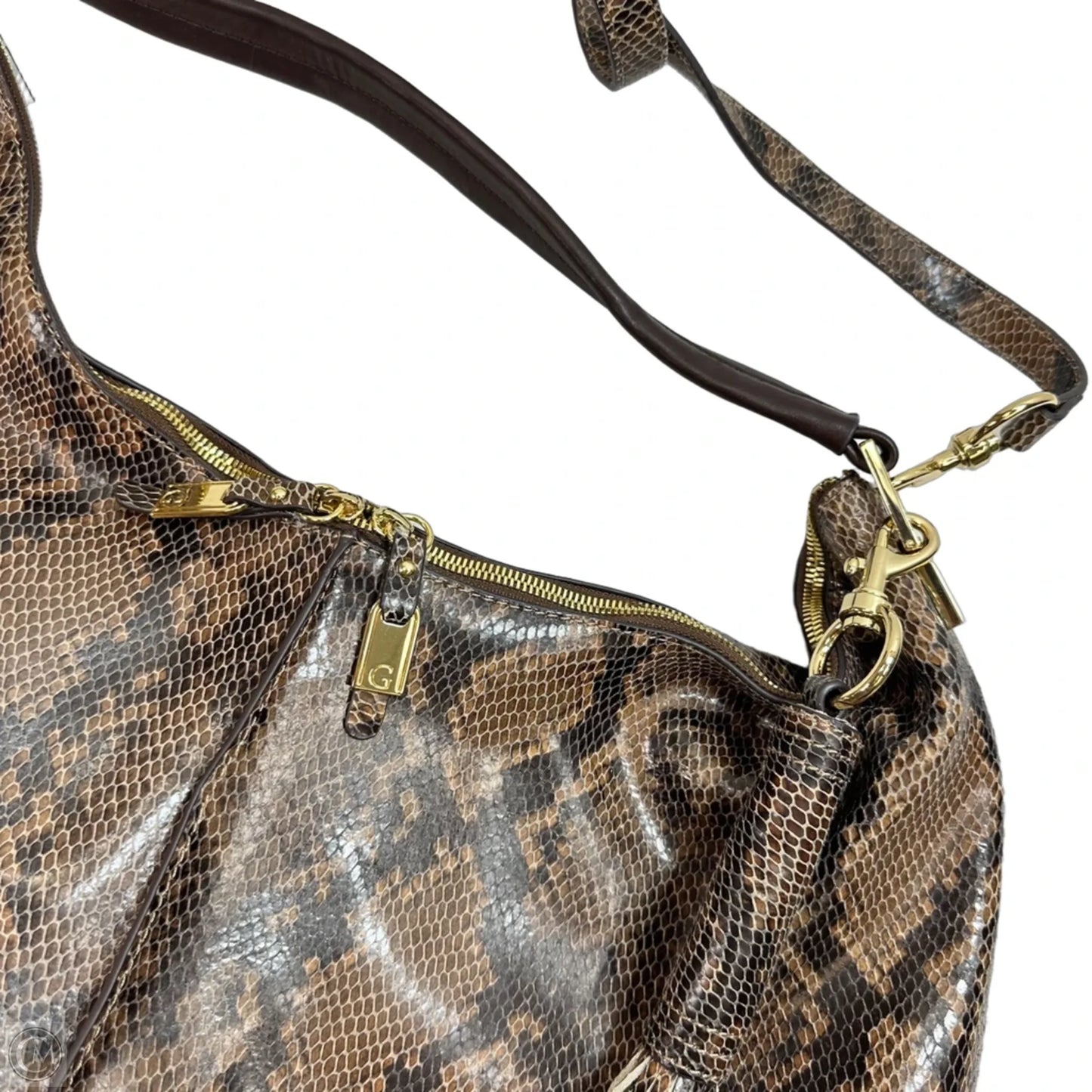 Handbag Leather By GILI, Size: Medium