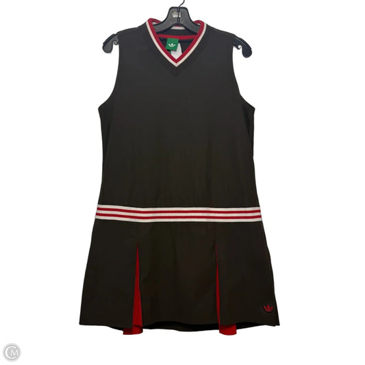 Athletic Dress By Adidas In Brown, Size: L