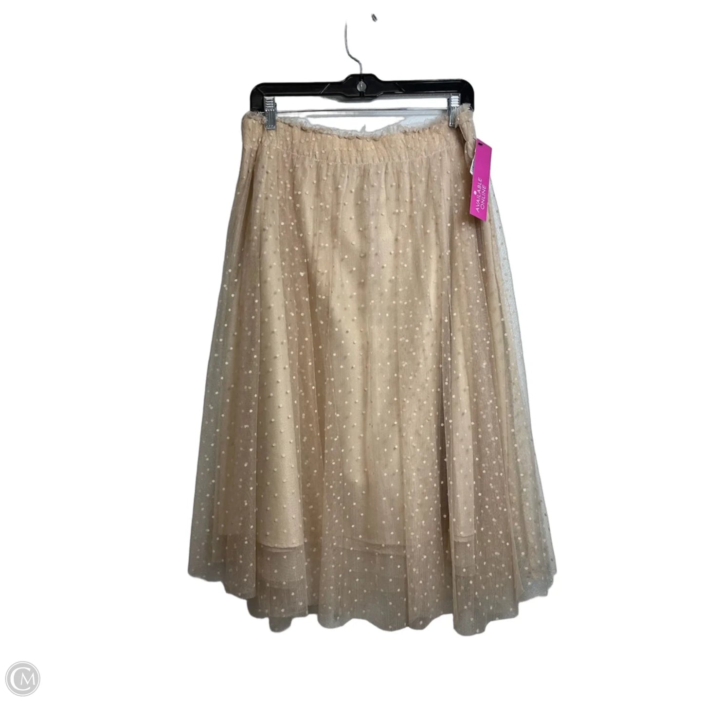 Skirt Maxi By Disney In Beige, Size: L