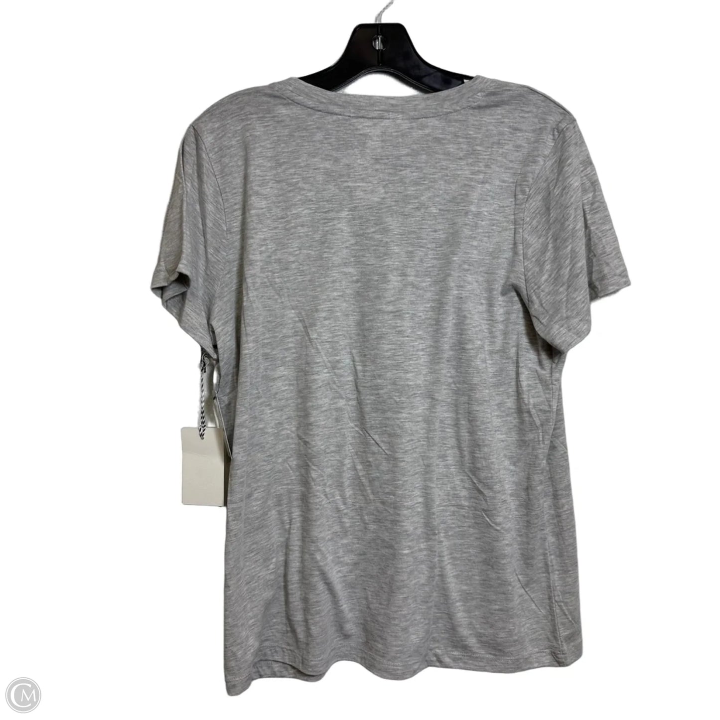 Top Short Sleeve Basic By 1901 In Grey, Size: Xl