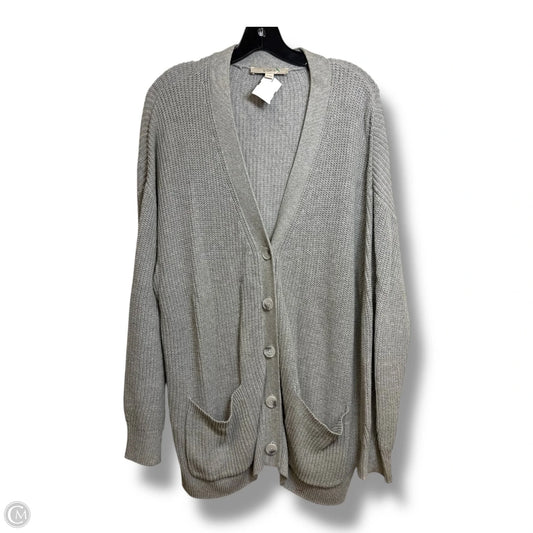 Cardigan By Loft In Grey, Size: Xxl