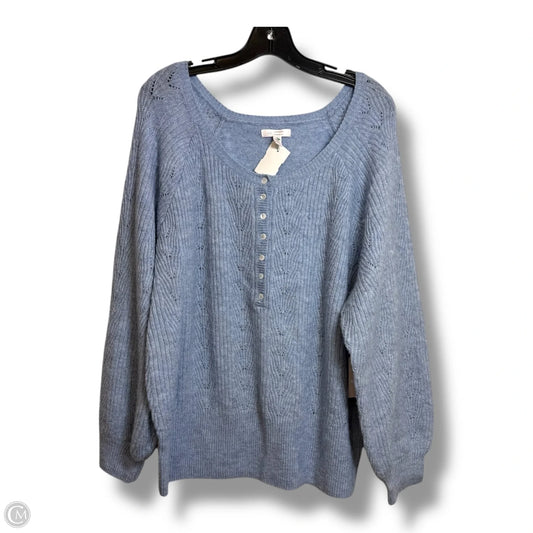 Sweater By Lc Lauren Conrad In Blue, Size: Xl