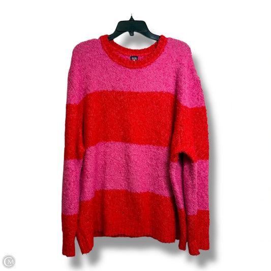 Sweater By Clothes Mentor In Red, Size: Xl