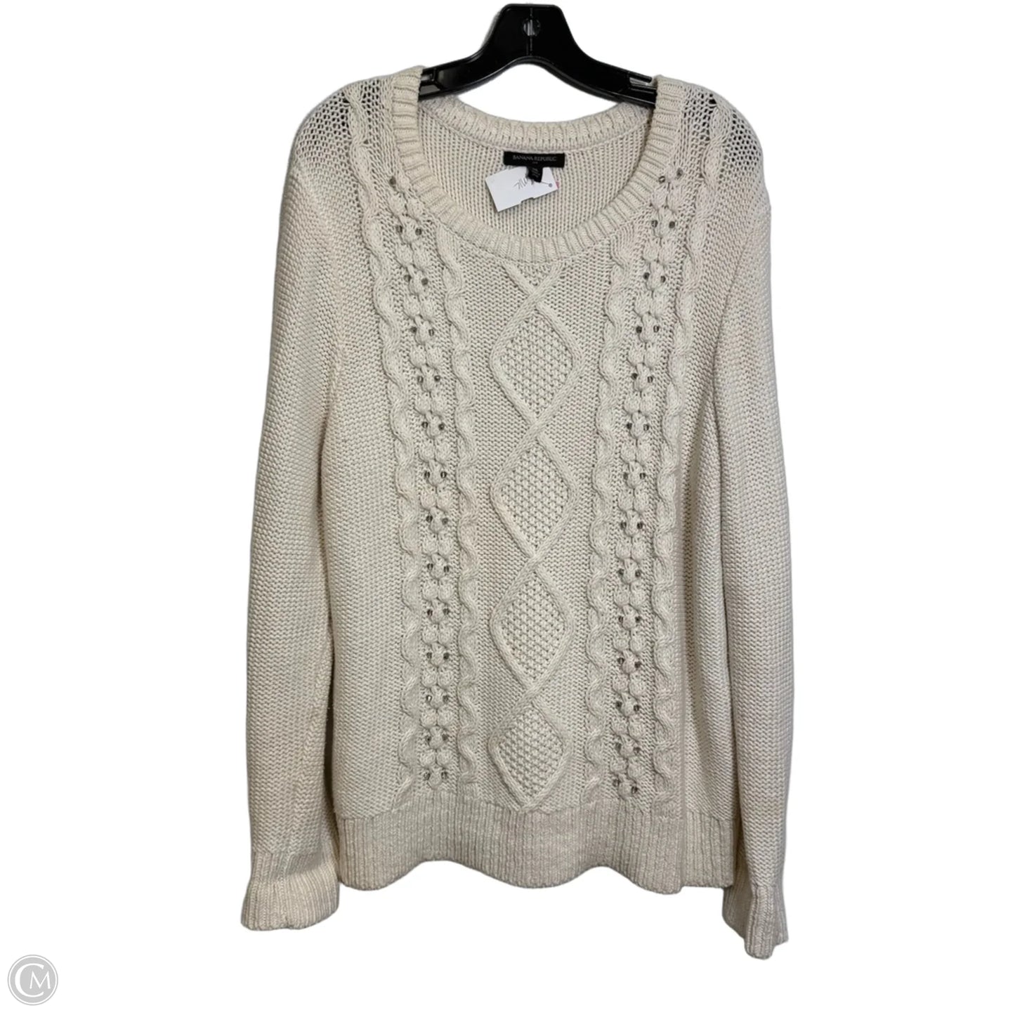 Sweater By Banana Republic In Beige, Size: Xl