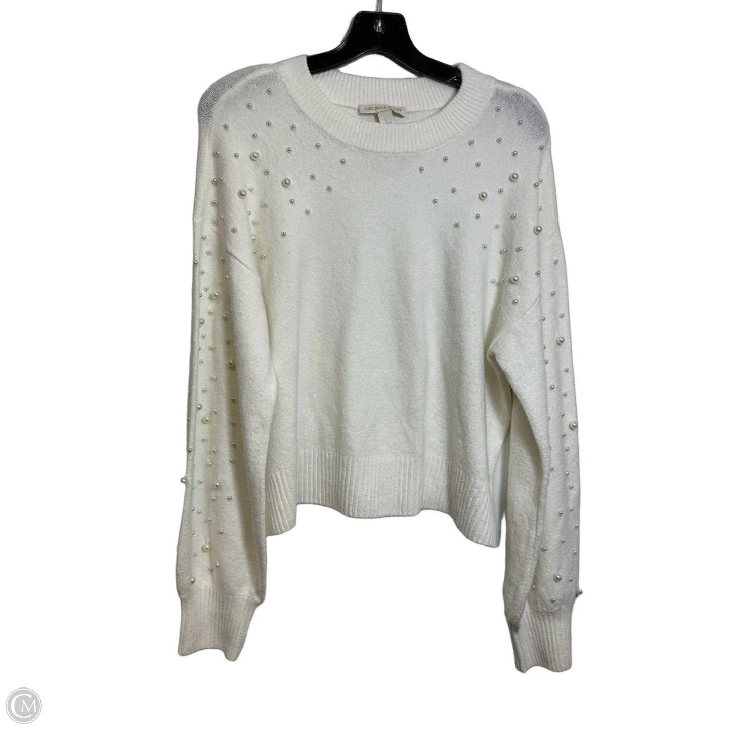 Sweater By Chelsea And Violet In Beige, Size: L