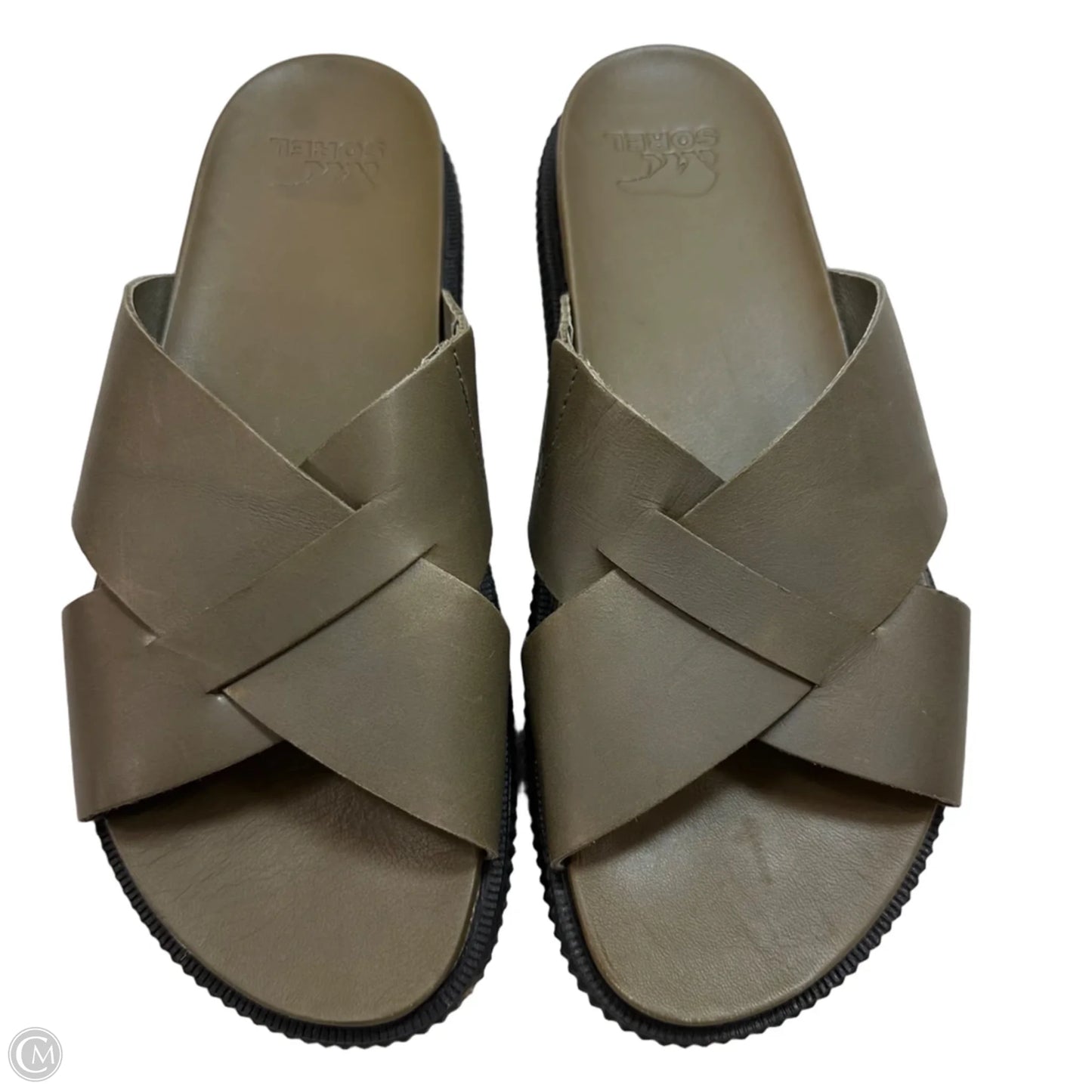 Sandals Flats By Sorel In Green, Size: 8