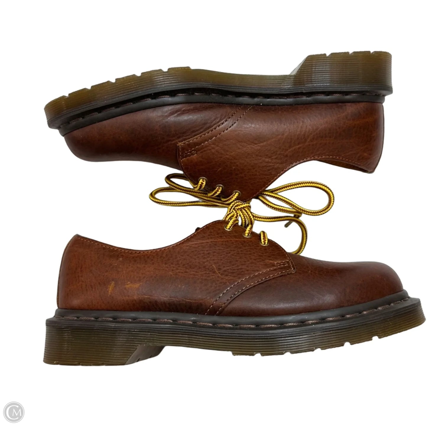 Shoes Flats By Dr Martens In Brown, Size: 7