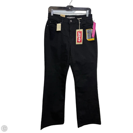 Jeans Skinny By Levis In Black, Size: 10p