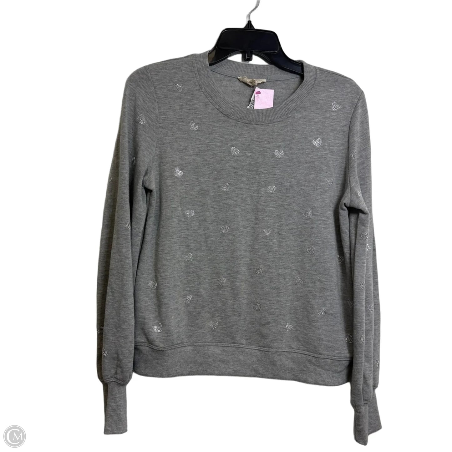 Sweatshirt Crewneck By Marled In Grey, Size: S