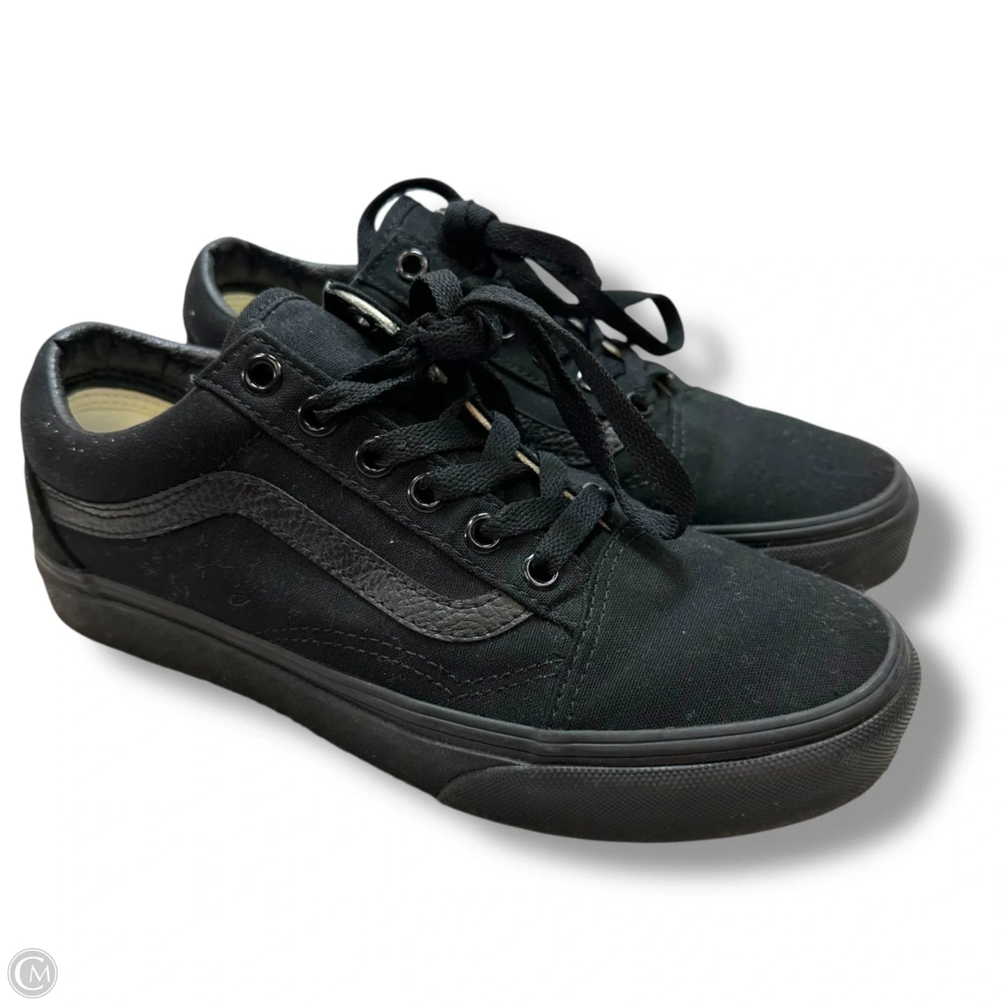 Shoes Sneakers By Vans In Black, Size: 5.5