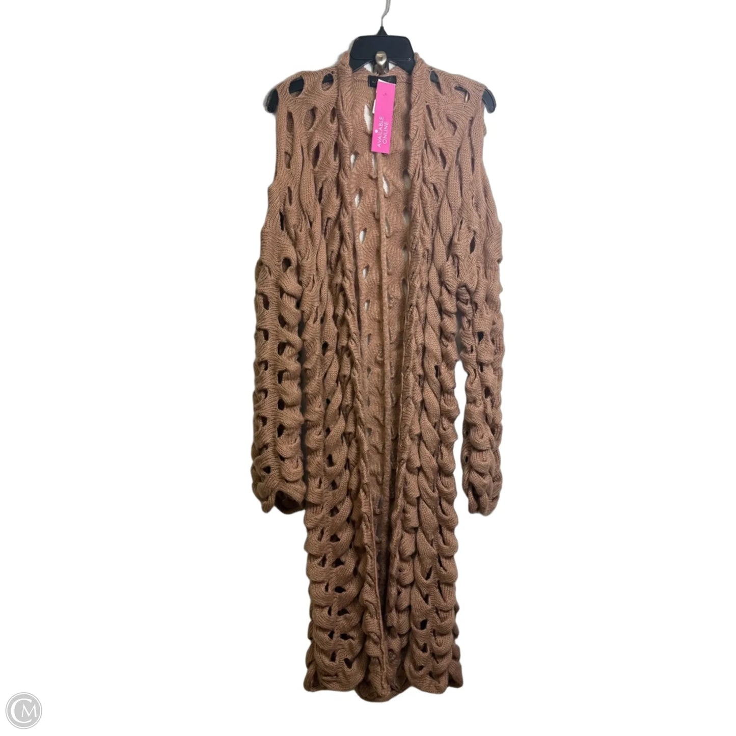 Cardigan By Clothes Mentor In Rose Gold, Size: S