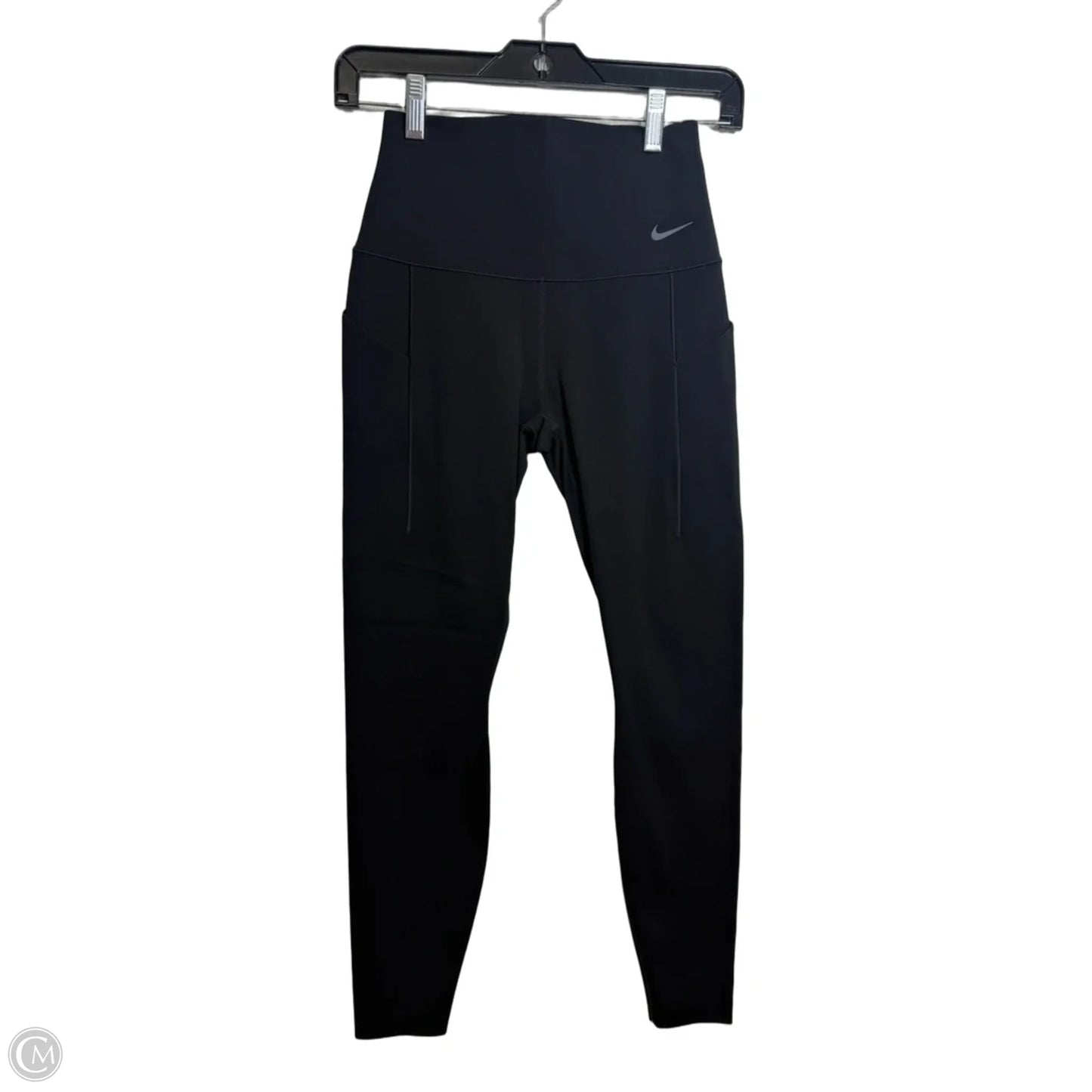 Athletic Leggings By Nike In Black, Size: S