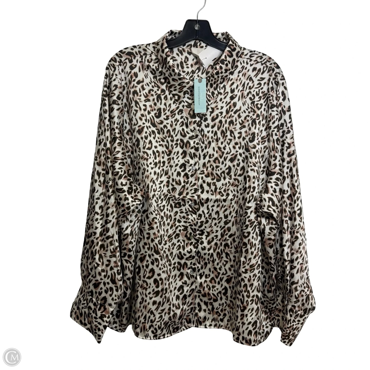 Top 2pc Short Sleeve By Maeve In Animal Print, Size: 2x