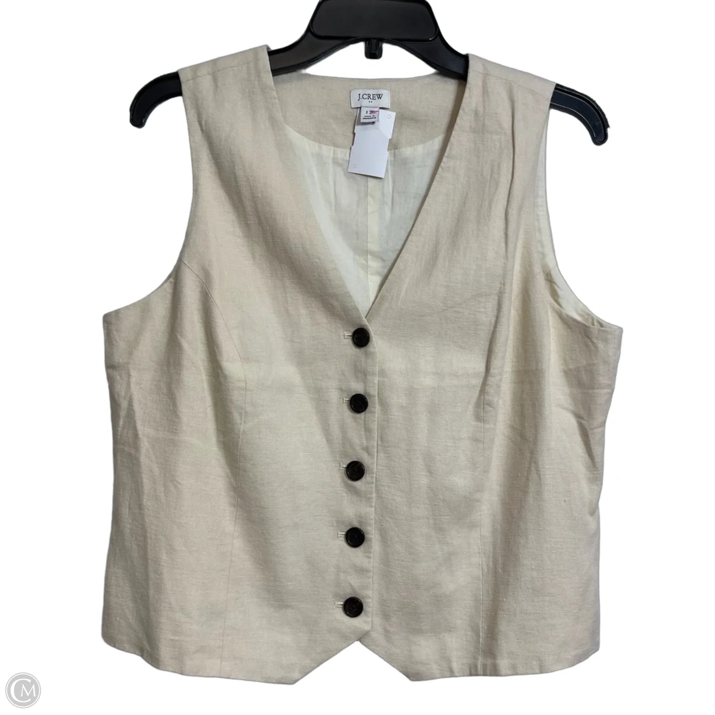 Vest Other By J. Crew In Beige, Size: 12