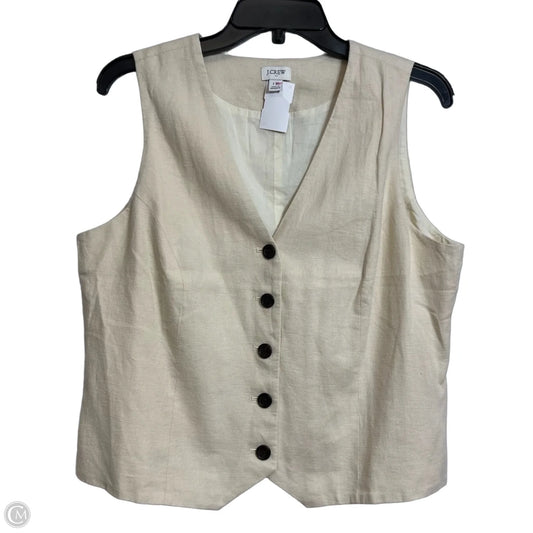 Vest Other By J. Crew In Beige, Size: 12