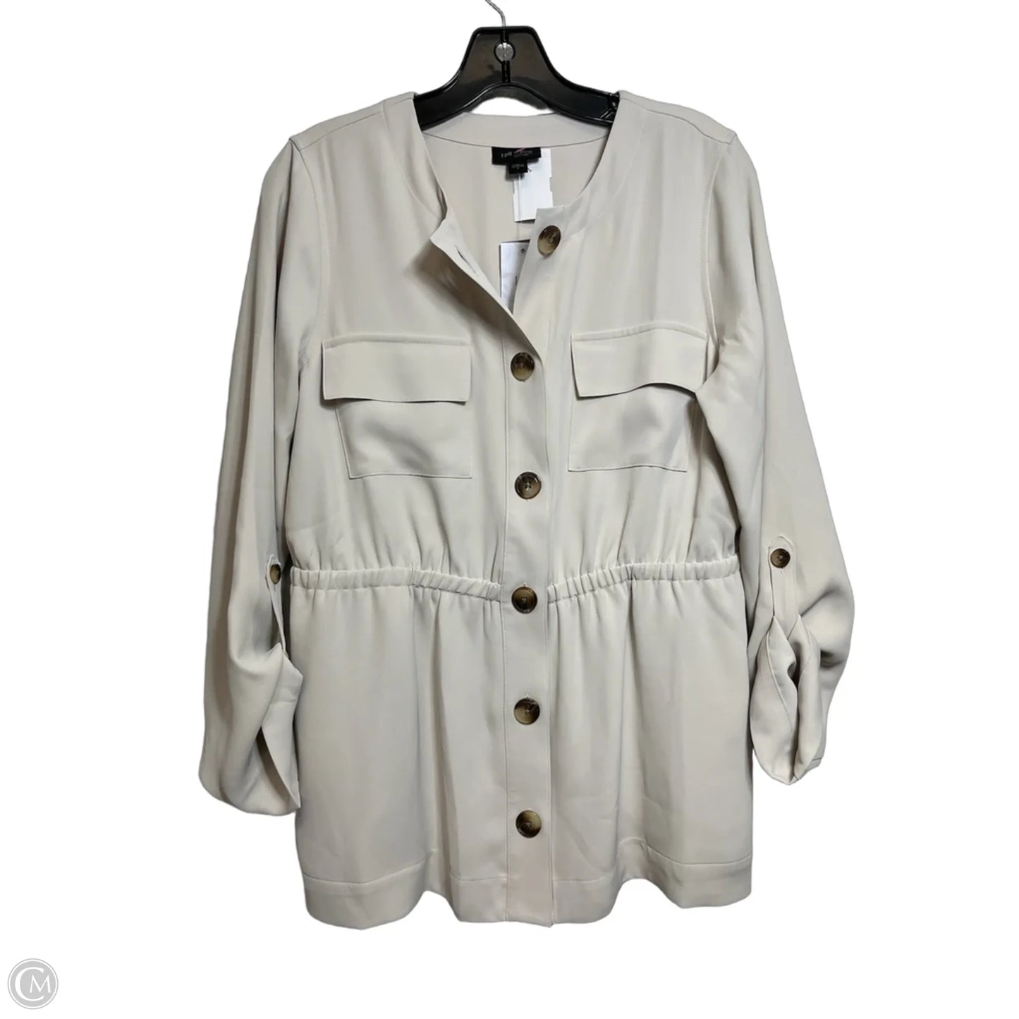 Top Long Sleeve By J. Jill In Beige, Size: S