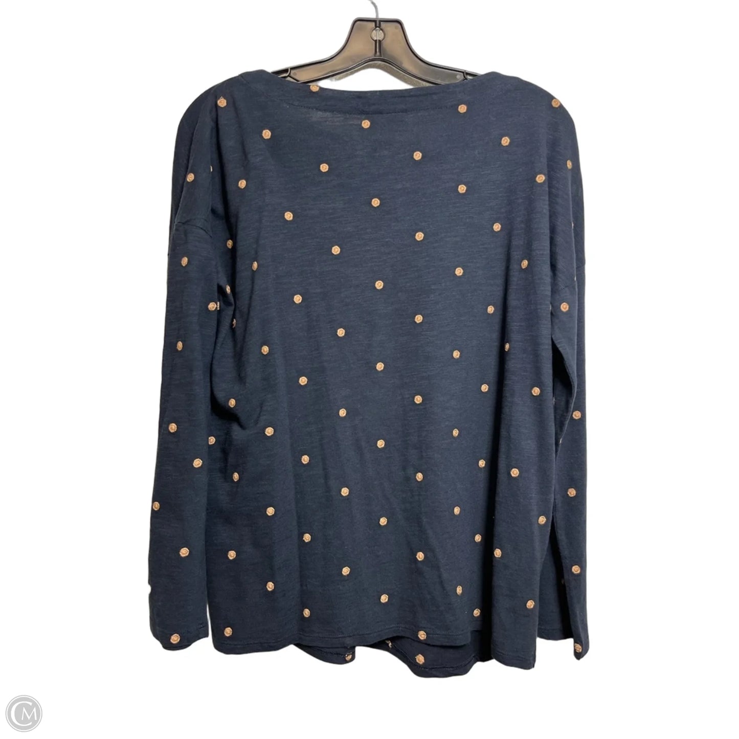 Top Long Sleeve By J. Jill In Navy, Size: S