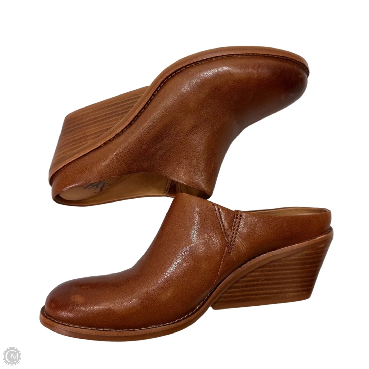 Shoes Heels Block By Sofft In Tan, Size: 7.5