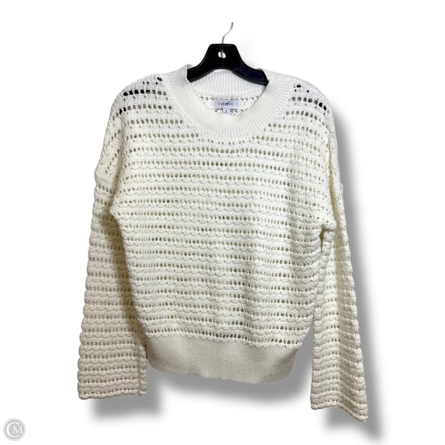 Sweater By Evereve In White, Size: M