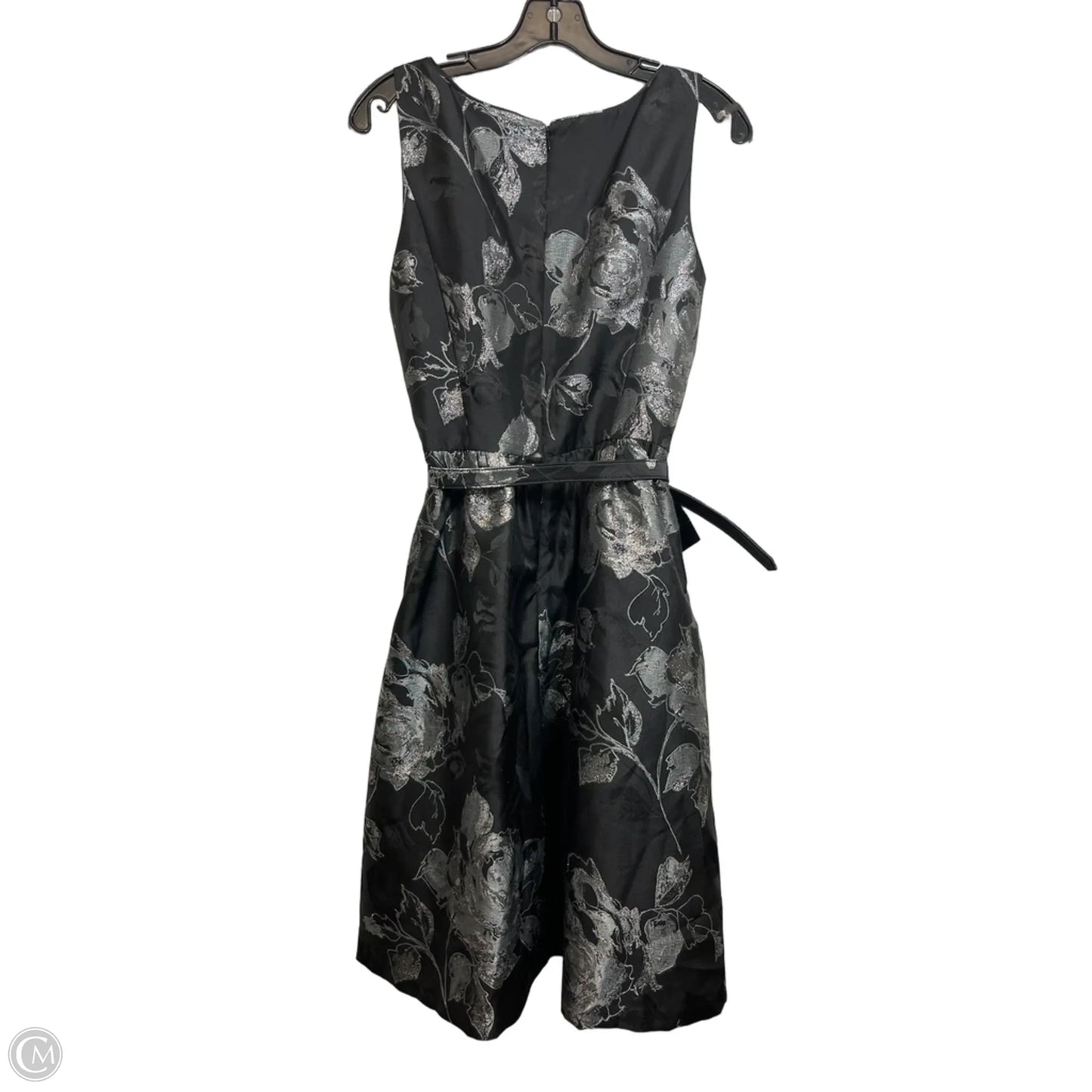 Dress Casual Midi By White House Black Market In Black & White, Size: 8