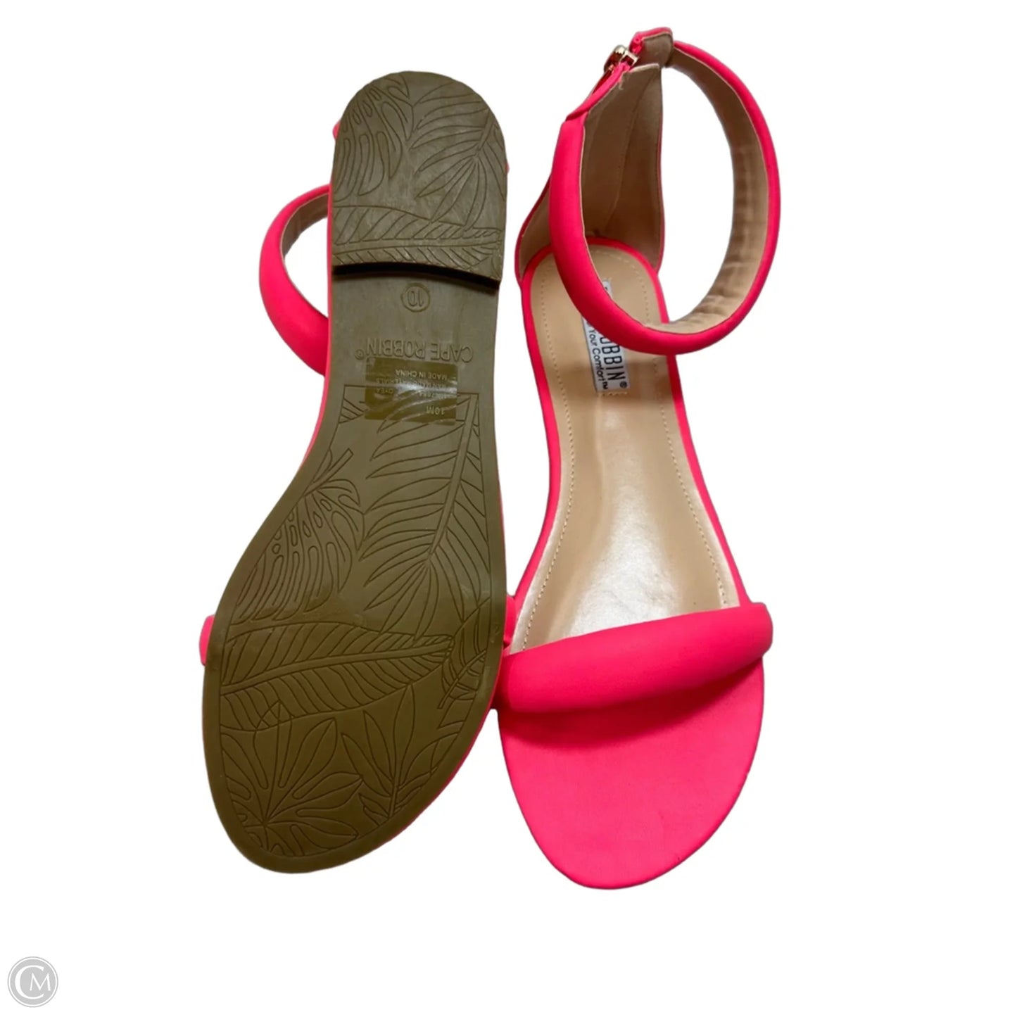 Sandals By Cape Robbin In Pink, Size: 10