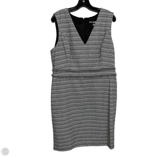 Dress Designer By Karl Lagerfeld In Black, Size: M