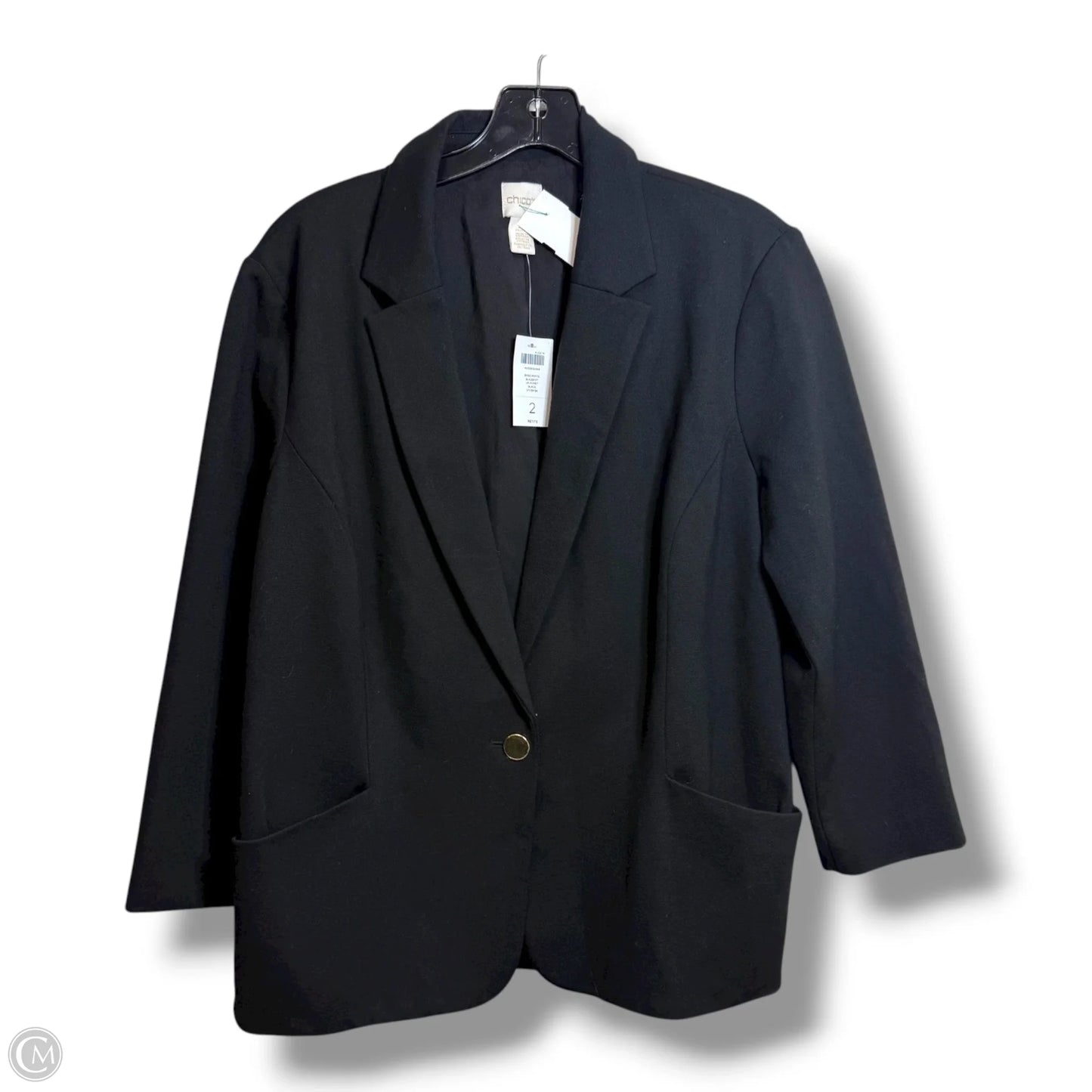 Blazer By Chicos In Black, Size: L