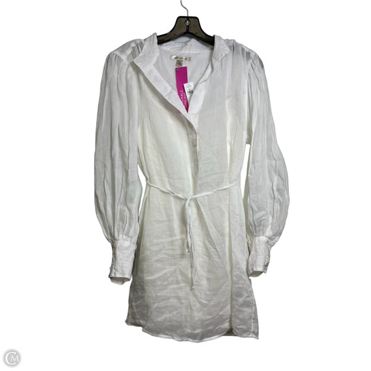 Dress Casual Short By Banana Republic In White, Size: S