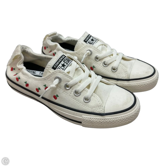 Low top Shoes Athletic By Converse In White, Size: 7