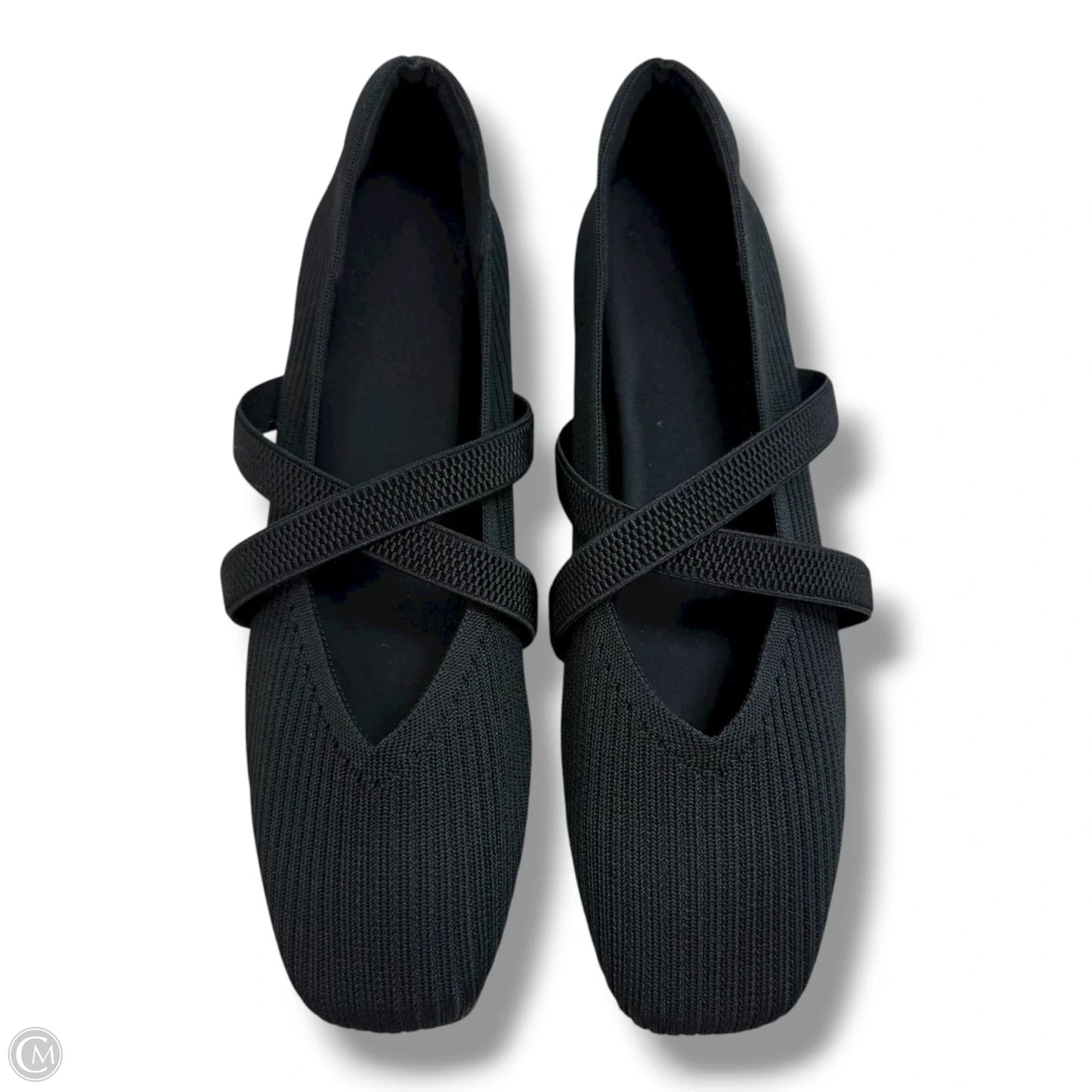 Shoes Flats By Clothes Mentor In Black, Size: 10