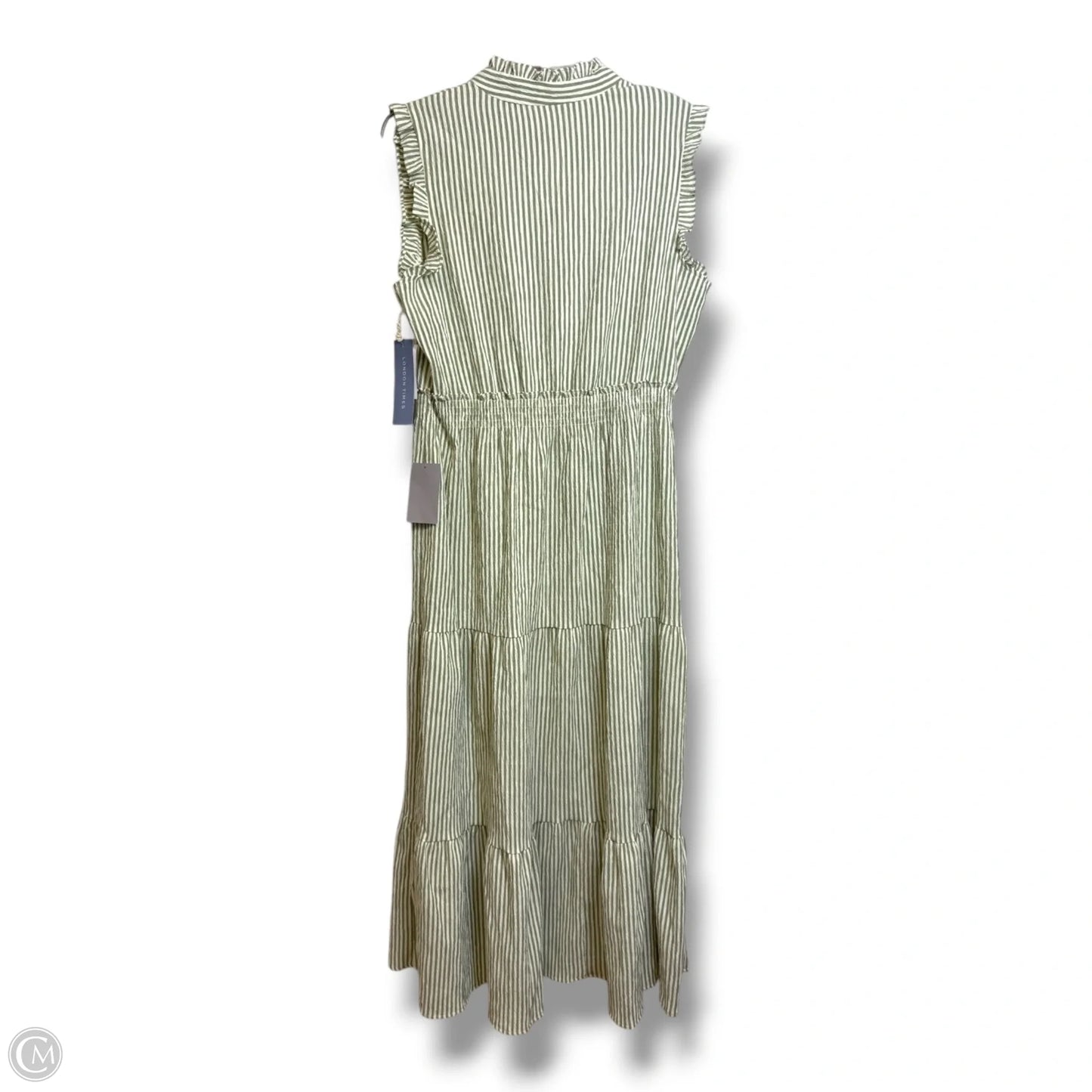 Dress Casual Maxi By London Times In Green, Size: 14