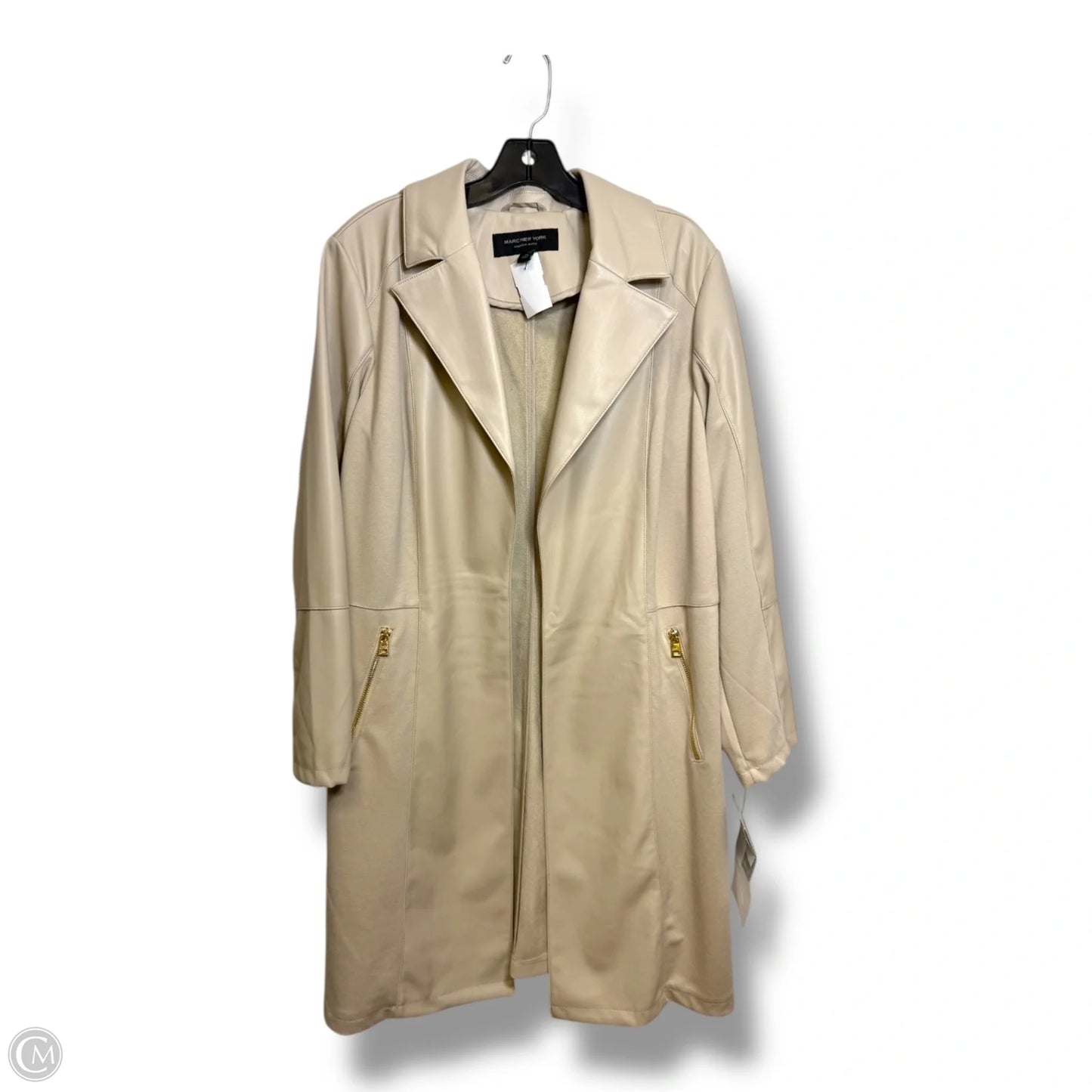 Cardigan By Marc New York In Beige, Size: 1x