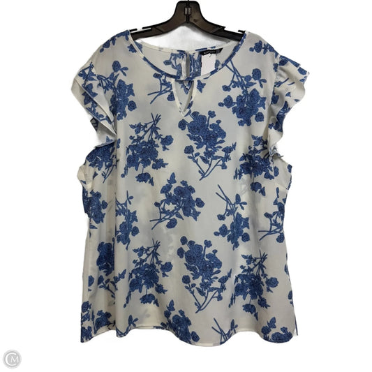 Top Short Sleeve By Bloomchic In Floral Print, Size: 20