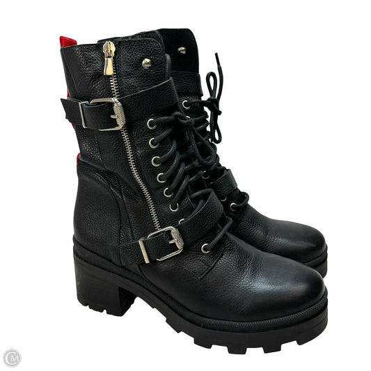 Boots Combat By Charles By Charles David In Black, Size: 7.5