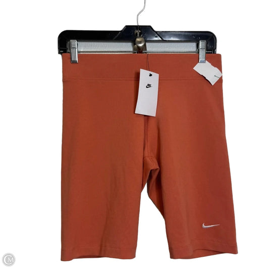 Athletic Shorts By Nike In Orange, Size: M