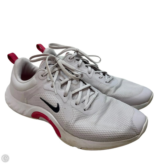 Shoes Athletic By Nike In White, Size: 9