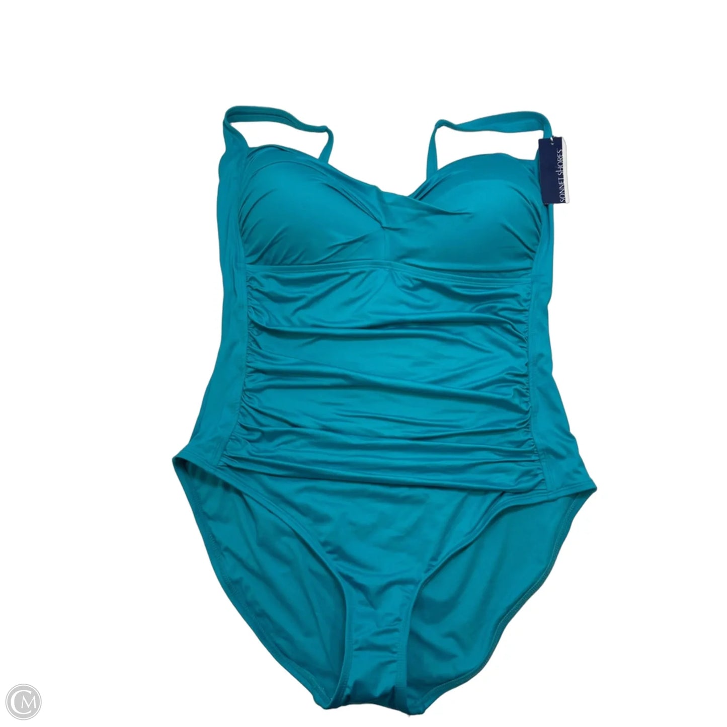 Swimsuit By Clothes Mentor In Aqua, Size: 20