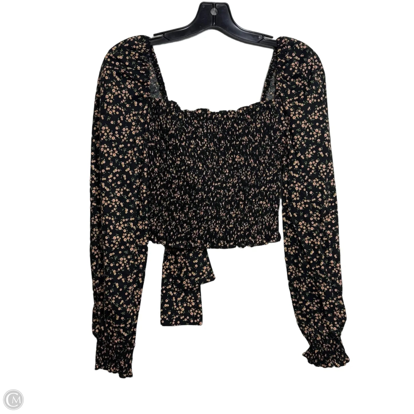 Top Long Sleeve By Avantlook In Floral Print, Size: M