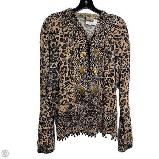 Top Long Sleeve By Clothes Mentor In Animal Print, Size: Xl