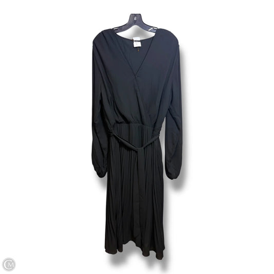 Dress Party Long By Clothes Mentor In Black, Size: Xxl