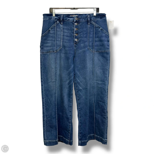 Jeans Wide Leg By Kut In Blue, Size: 16