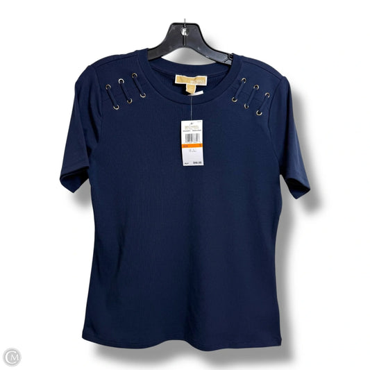 Top Short Sleeve Designer By Michael Kors In Blue, Size: Sp