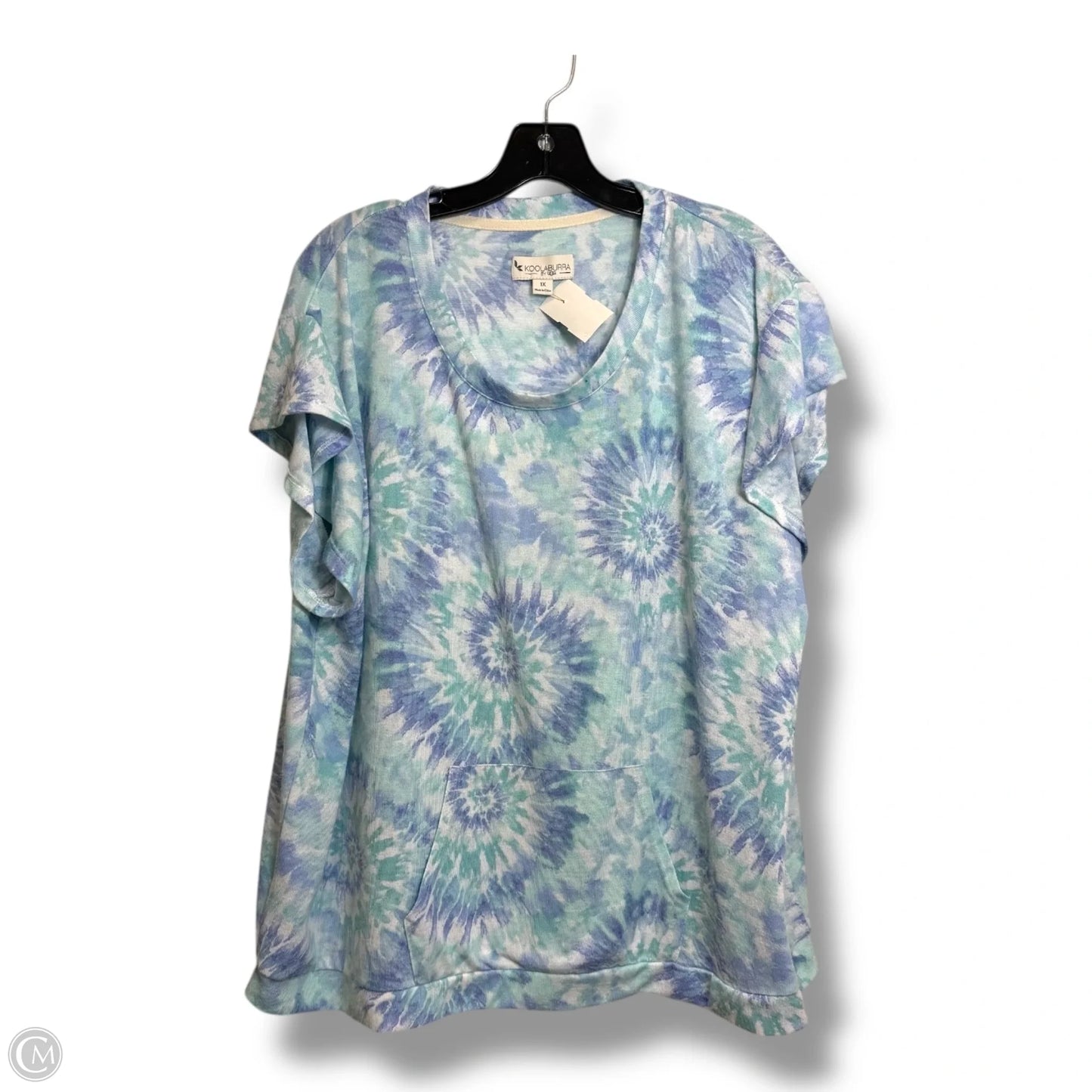 Top Short Sleeve By Koolaburra By Ugg In Purple, Size: 1x