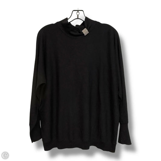 Sweater By Chicos In Black, Size: L