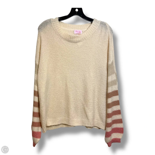 Sweater By Pink Lily In Beige, Size: S