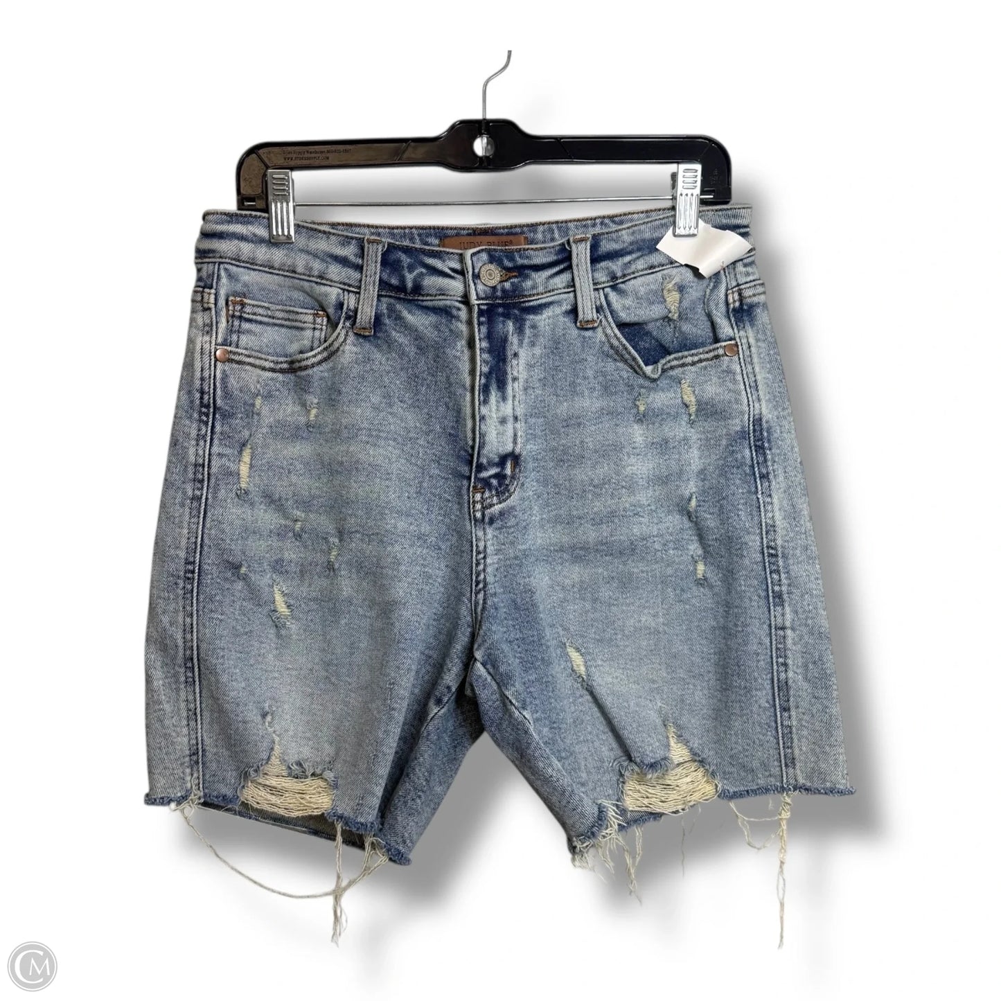 Shorts By Judy Blue In Blue, Size: L