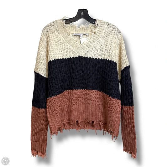 Sweater By Hyfve In Black & Brown, Size: M